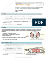 Fiche Méthode Observation