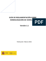 Guía de Reglamentación Sobre Homologación de Vehículos V