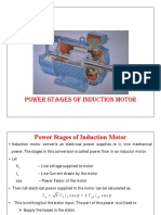 Power Stages of Induction Motor Power Stages of Induction Motor