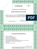 Certificado Andrea