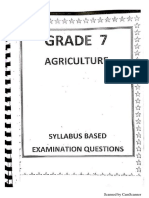 Agriculture Grade 7 Revision