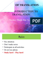 Unit 1 - Introduction To Translation
