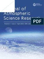 Journal of Atmospheric Science Research - Vol.5, Iss.2 April 2022