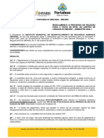 Regulamenta processo seleção teste nível Centro Línguas IMPARH 2022.1