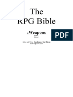 Weapons RPG Bible - Magical Weapons v2