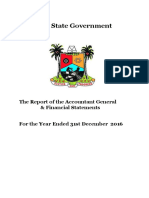 Lagos State Audited Financial Statements, 2016