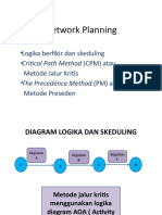 Network Planning dan Metode Perencanaan Jaringan