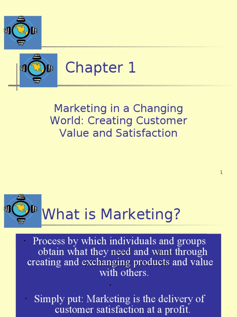 Marketing in A Changing World: Creating Customer Value and Satisfaction ...
