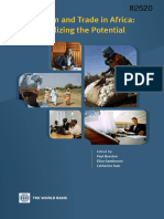 WOMEN AND TRADE IN AFRICA-REALIZING THE POTENTIAL - World Bank-Brenton-Gamberoni-Sear