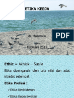 Etika Kerja (DR Hasmoro)