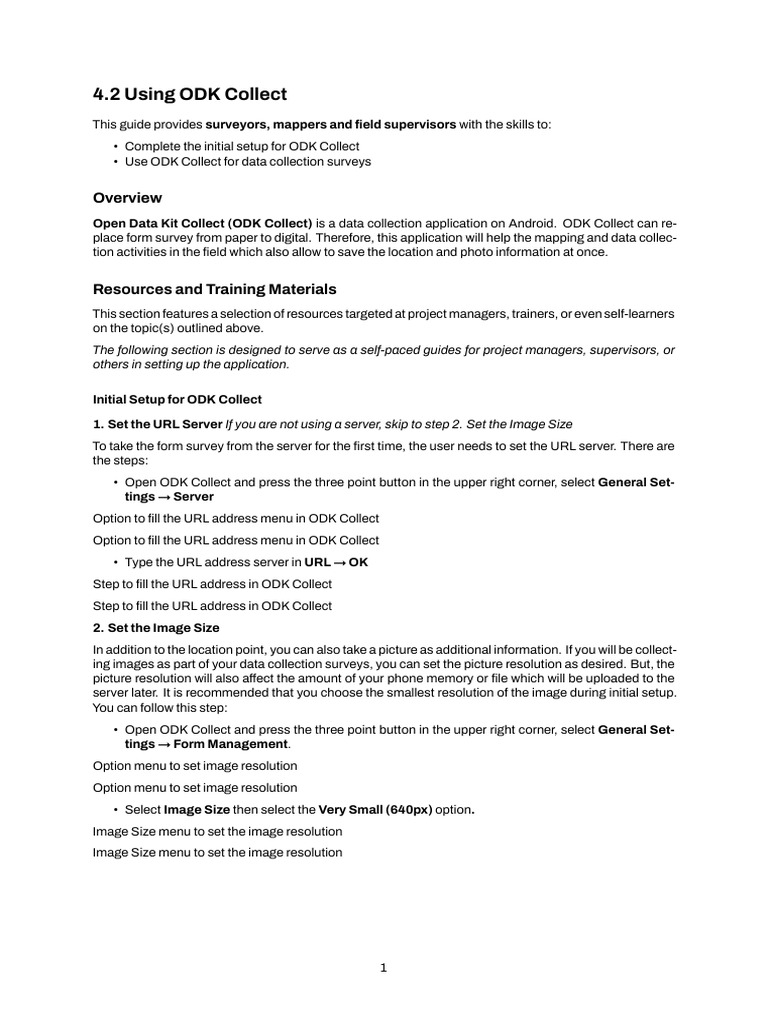 4 2 Using Odk Collect Pdf Computer File Download