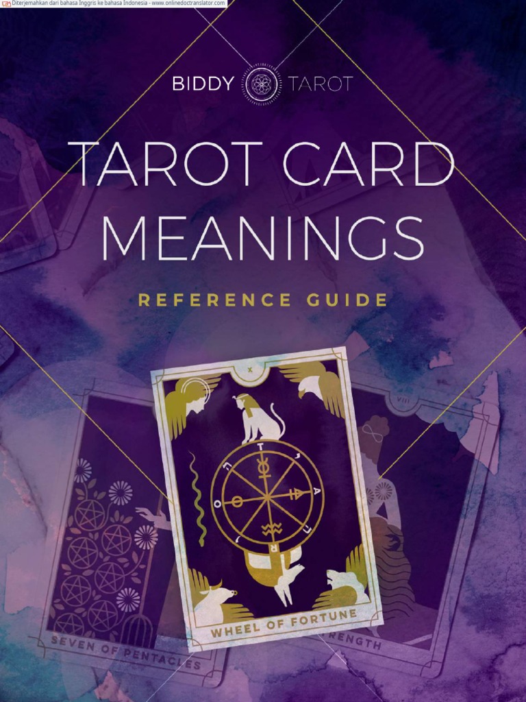 Biddy Tarot Card Meanings High En.id PDF