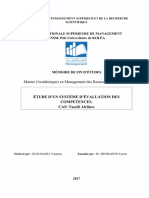 Ths ENSM - Etude System Evaluation Competence - Tassili Airlines 2017