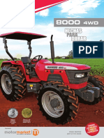 Ficha Mahindra Tractors 8000