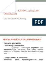 Pertemuan 10 - Kendala-Kendala Dalam Observasi