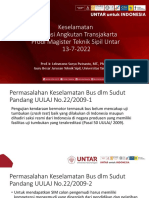 Keselamatan Operasi Angkutan Bus Transjakarta