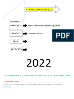 Carpeta de Recuperacion 2022 en Proceso