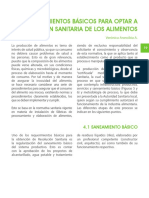 Requisitos básicos para obtener resolución sanitaria de alimentos