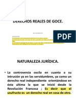 Derechos Reales de Goce