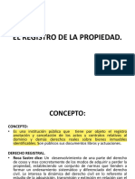 El Registro de La Propiedad