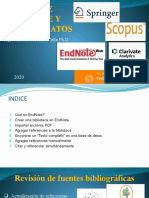 2.-Uso de Endnote y Bases Bibliográficas