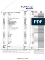 Empty Cartridge Price List: Updated HP Laserjet Monochrome Printer Cartridges