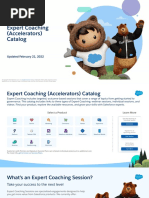 Expert Coaching Catalog