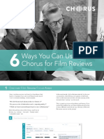 6 Ways You Can Use Chorus For Film Reviews
