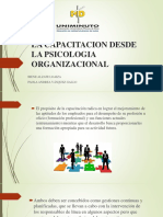 Capacitación desde la psicología organizacional