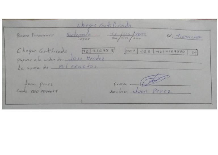 Cheque Certificado Pdf
