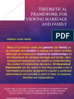 Theoretical Framework For Viewing Marriage and Family