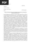 Exemple d'un demande manuscrite