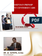 Konsep Dan Prinsip Patient Centered Care DR Sutoto Gas Medis