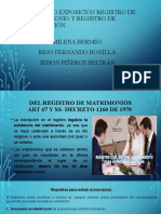 Diapositivas Registro de Matrimonio y Registro de Defuncion