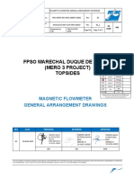 Fpso Marechal Duque de Caxias (Mero 3 Project) Topsides: Magnetic Flowmeter General Arrangement Drawings