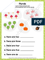 Printable Plural Worksheets For Grade 1 Exercise 16