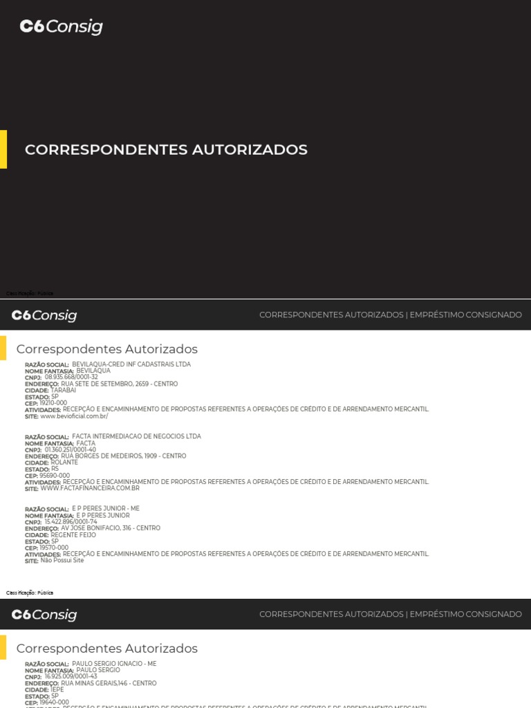 Correspondentes No Pais | PDF | Crédito | Finanças e Administração de  Capital