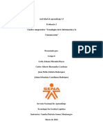 Evidencia 2 Cuadro Comparativo Tecnologías de La Información y La Comunicación