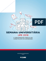 Ebook Anais Semana Universitaria 2019 Recife