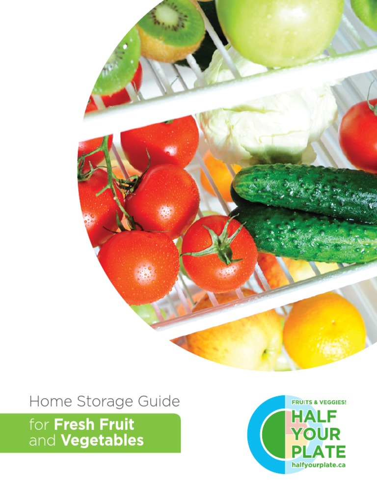 Cpma Fruits and Vegetables Storage Guide-final2 | PDF | Vegetables | Fruit