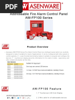 Asenware FP100 Addressable Fire Alarm System Installation Guide