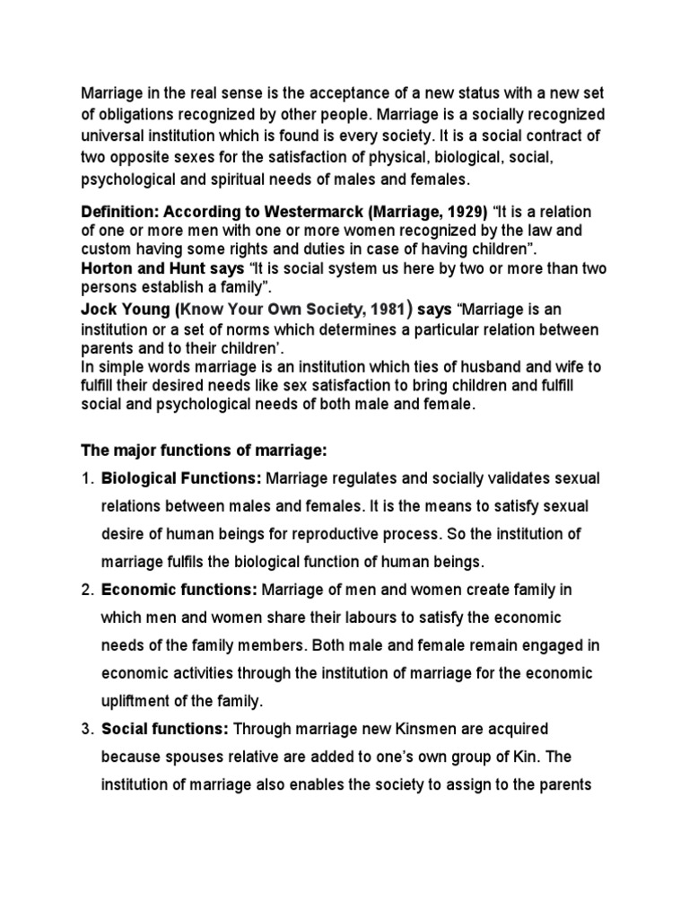 Marraige 1 | PDF | Marriage | Family