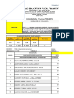 Acta Biologia Primer Parcial Segundo Quimestre