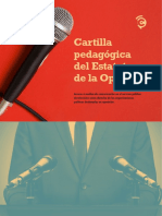 Cartilla Pedagógica Estatuto de La Oposición (Publicación)