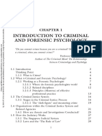 Introduction To Criminal and Forensic Psychology