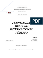 Informe de Las Fuentes Del Derecho Internacional Publico