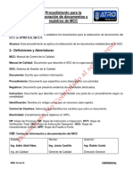 PR-GCA-01 Proc. para La Elabo. de Doc. y Reg. Del SGC