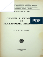 (Boletim (Brazil. Divisão de Geologia e Mineralogia)) Fernando Flávio Marques de Almeida - Origem e Evolução Da Plataforma Brasileira-Divisão de Geologia e Mineralogia (1967)