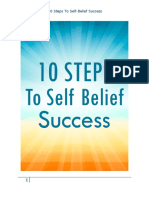 10 Steps To Self Belief Success