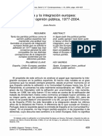 Juan Avilés España y La Integración Europea 1977 2004